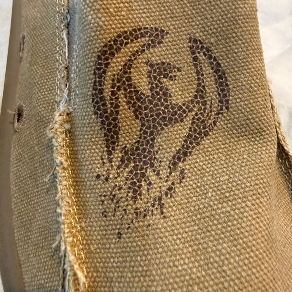 Skechers Tan Canvas Slip-On Loafers - Picture 4 of 8